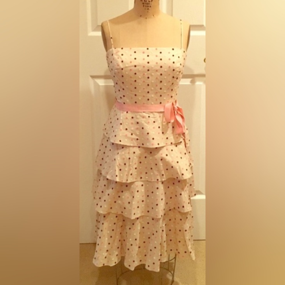 BCBGMaxAzria Polka Dot Dress